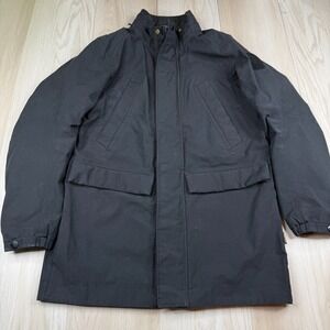 REV'IT Mens Black Full Zip Waterproof Insulated Motorcycle Jacket Coat Size XL